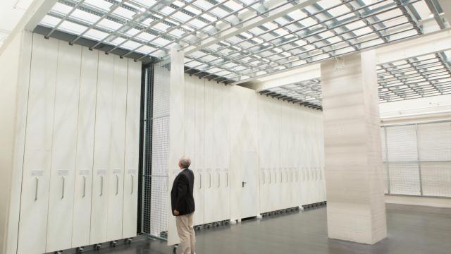 Depósito de un museo.