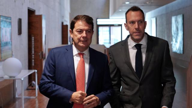 Fernández Mañueco junto a Héctor Palencia