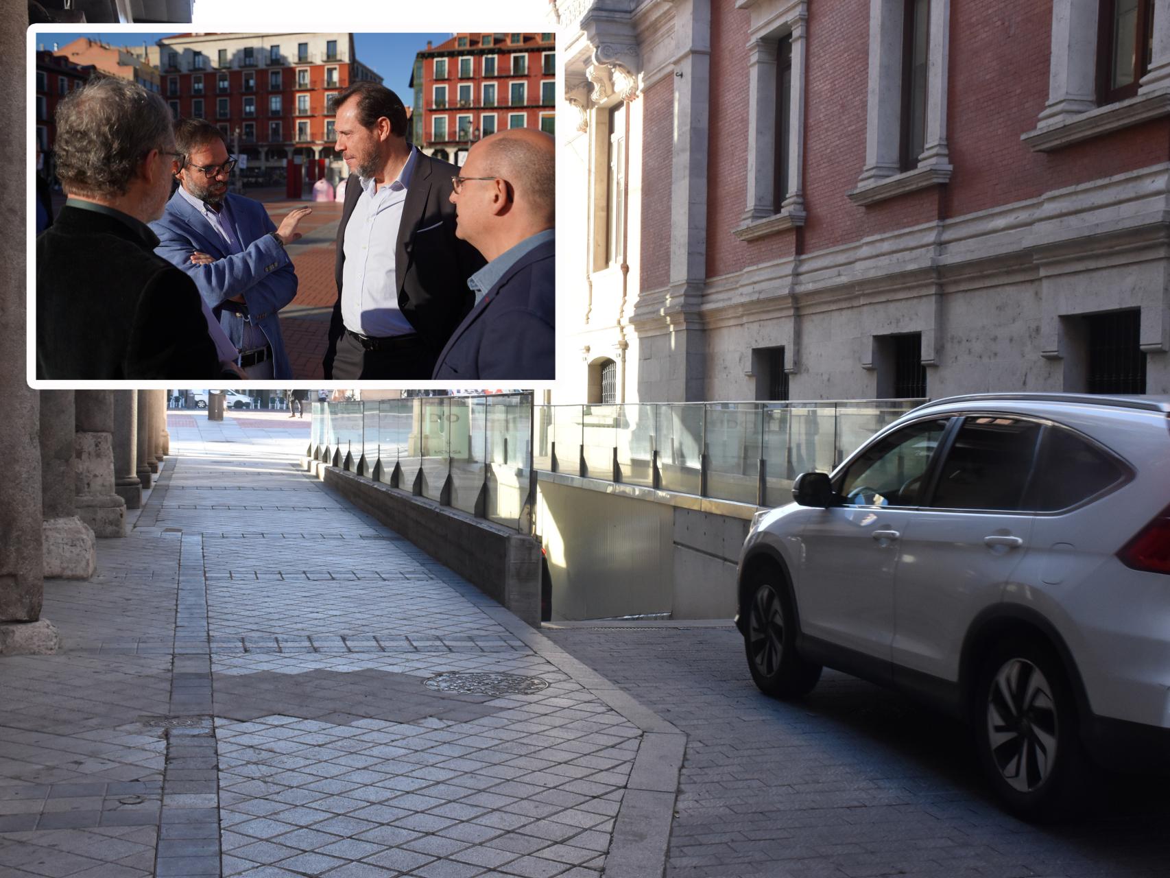 Parking de la Plaza Mayor de Valladolid