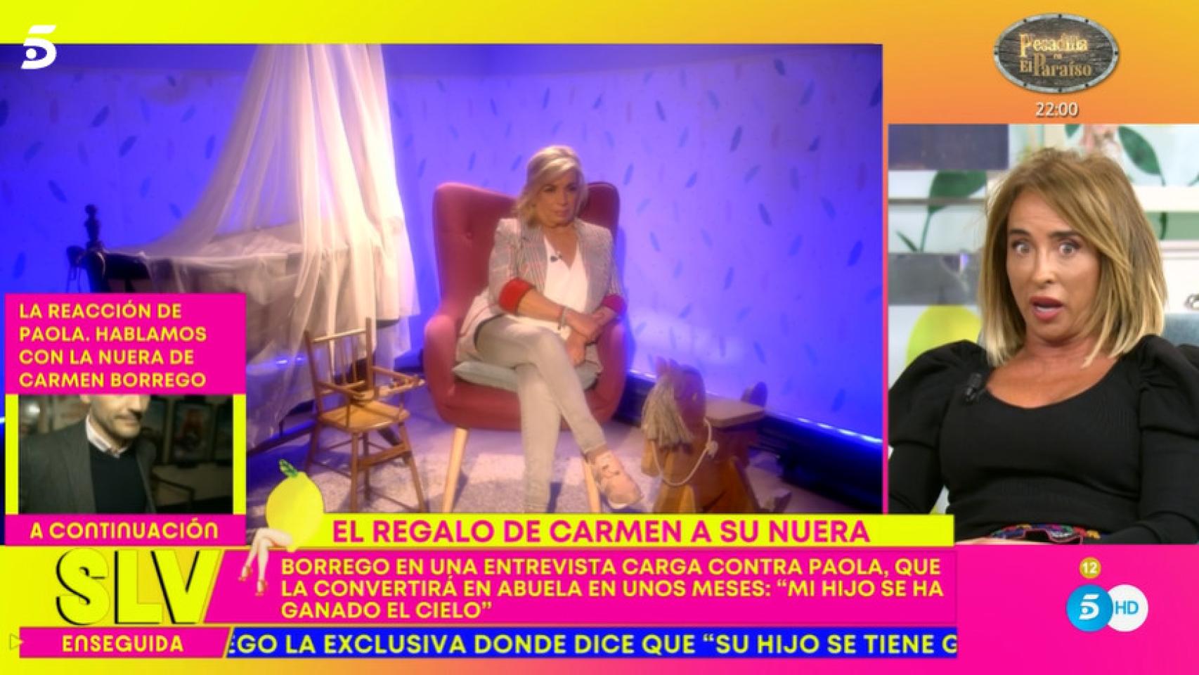 Brutales críticas a Carmen Borrego en 'Sálvame'.