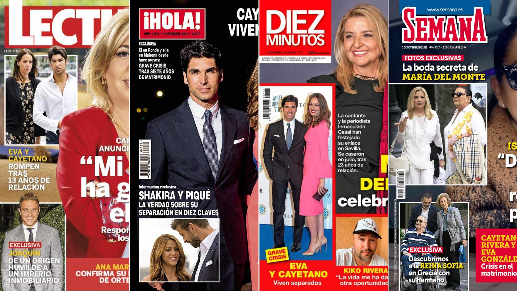 Portadas de las revistas del miércoles 26 de octubre.
