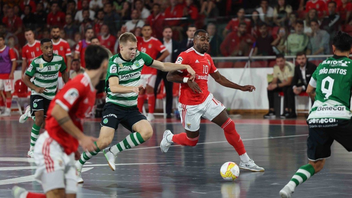 Un lance de un encuentro del Benfica
