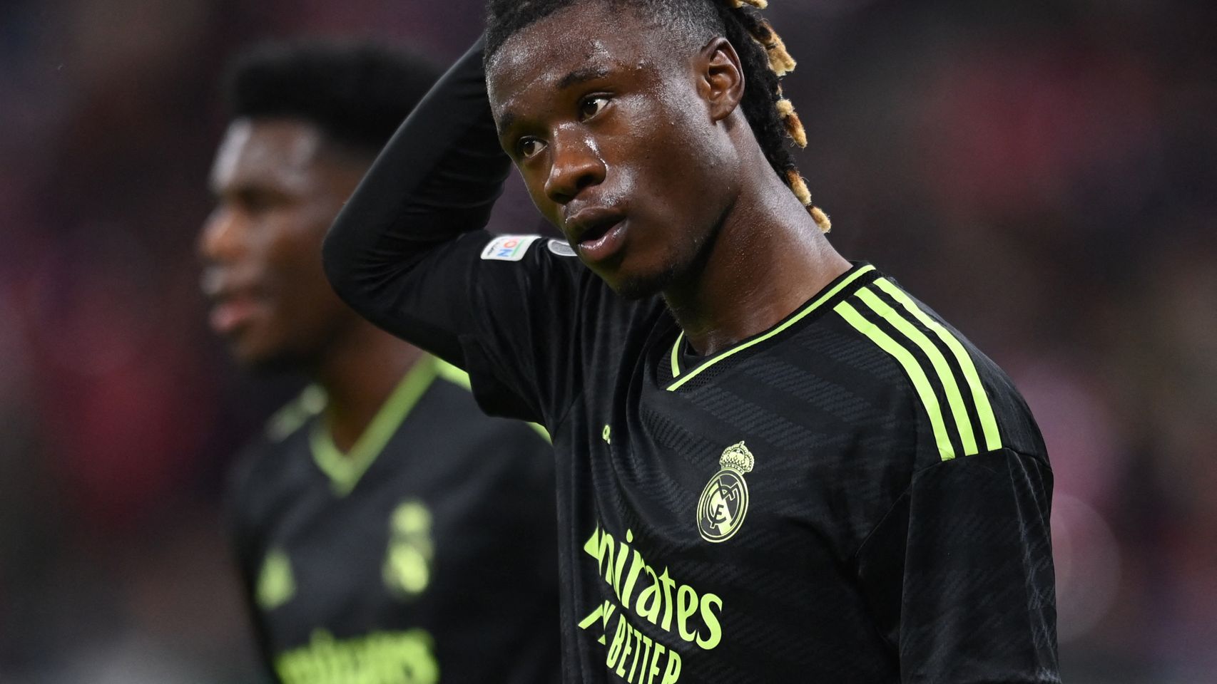 Eduardo Camavinga y Tchouameni lamentan la derrota del Real Madrid frente al RB Leipzig