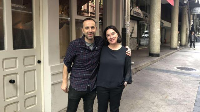 Lucía Rama y David Veira, propietarios de Repica