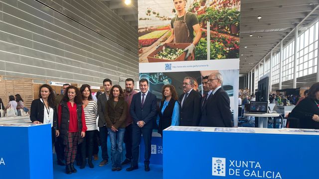 El conselleiro de Educación en la inauguración del XI Salón de Educación y Formación de Galicia, Edugal.