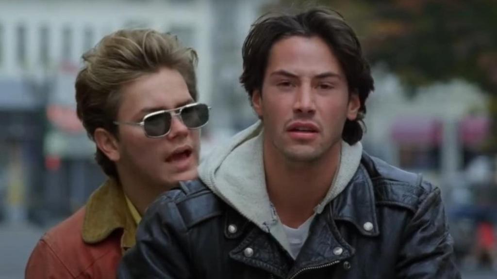 River Phoenix y Keanu Reeves en 'Mi Idaho privado'.