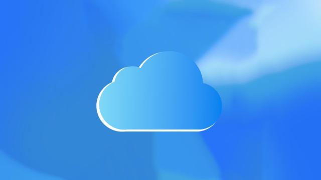 Fotomontaje con el logo de iCloud.