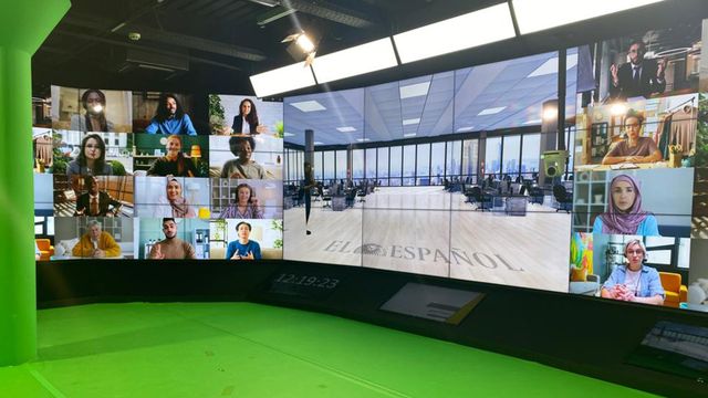 El 'aula inmersiva' de Global Alumni se puede personalizar según las necesidades del docente.