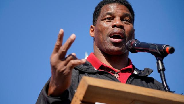 El candidato republicano Herschel Walker.