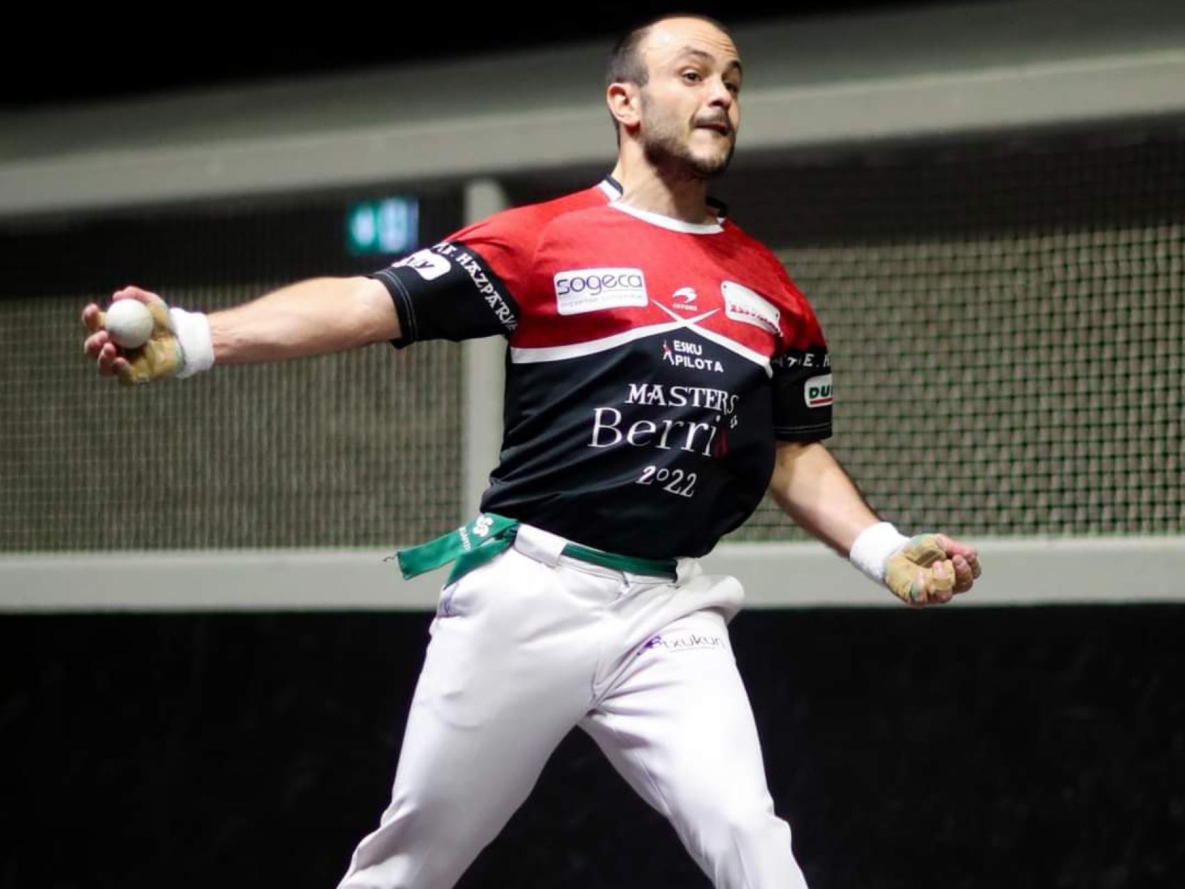 Inhar Ugarte, jugador de pelota vasca, que abandonó la selección española para incorporarse a la de Euskadi.