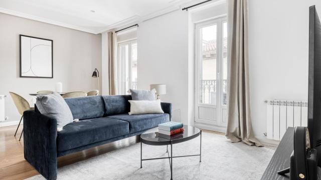 Interior de uno de los pisos de Blueground en Madrid.