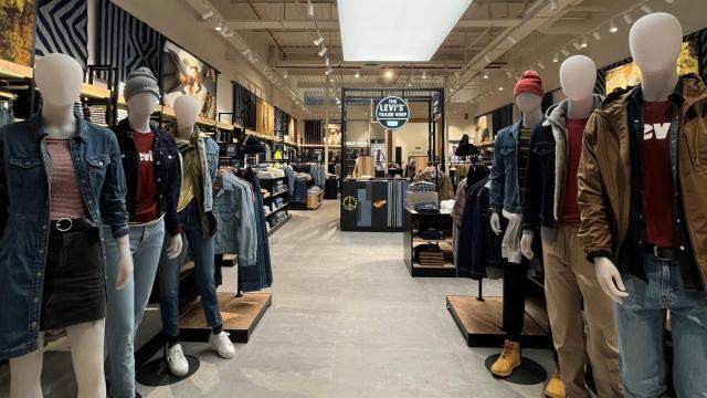 La tienda de Levi's en The Outlet Store.