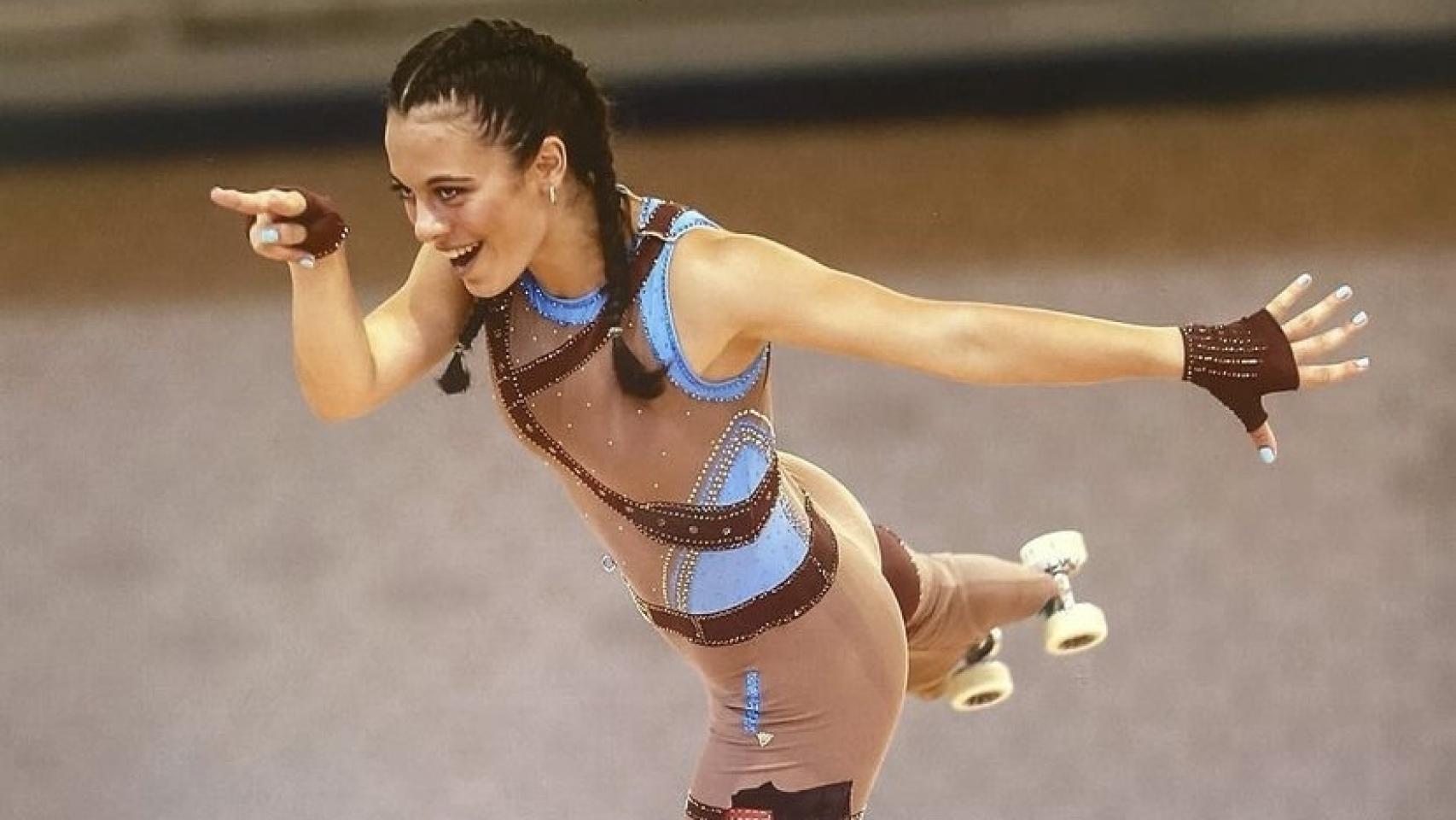 La patinadora Lidia Mateo