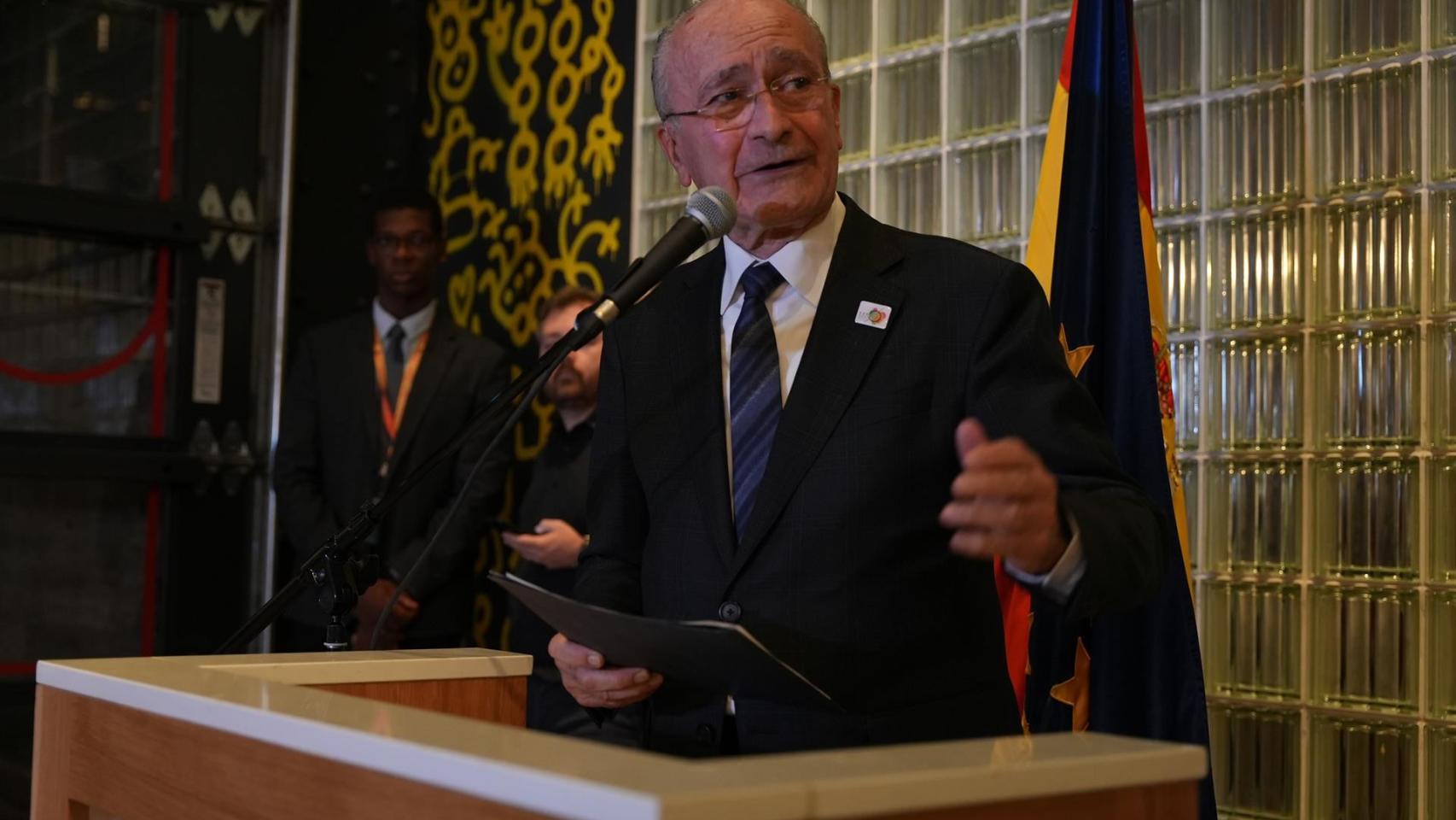 Francisco de la Torre en un reciente acto en Nueva York sobre la Expo 2027.