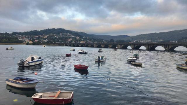 Puente sobre el río Eume en Pontedeume