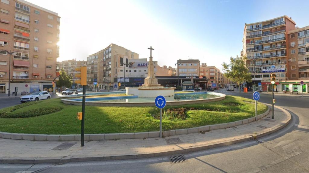 La plaza de Cruz de Humilladero en una imagen de archivo.