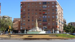 La plaza de Cruz de Humilladero con su hermosa protagonista.