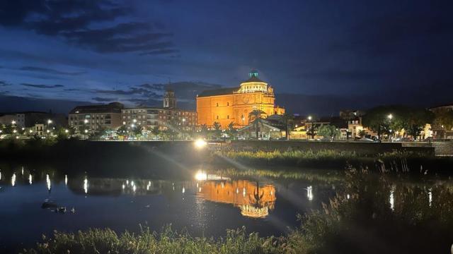 Perfil de Talavera sobre el Tajo. Octubre 2022. Foto: Eusebio Cedena