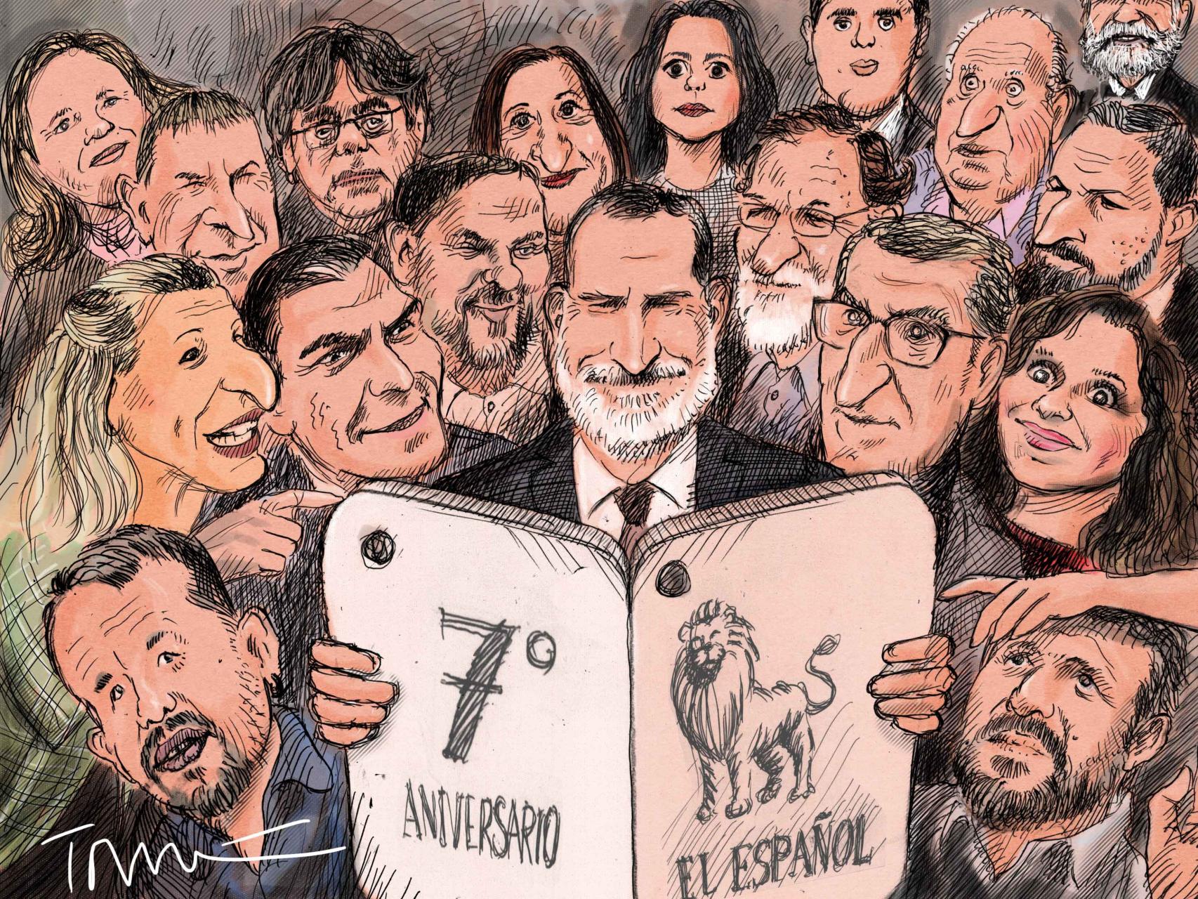 Siete años de El Español: las siete plagas de España en 14 interrogantes