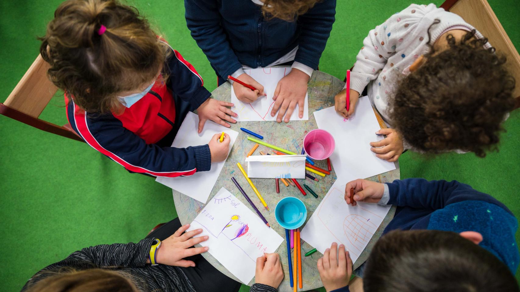 Imagen de los más pequeños en las actividades del Vallsur