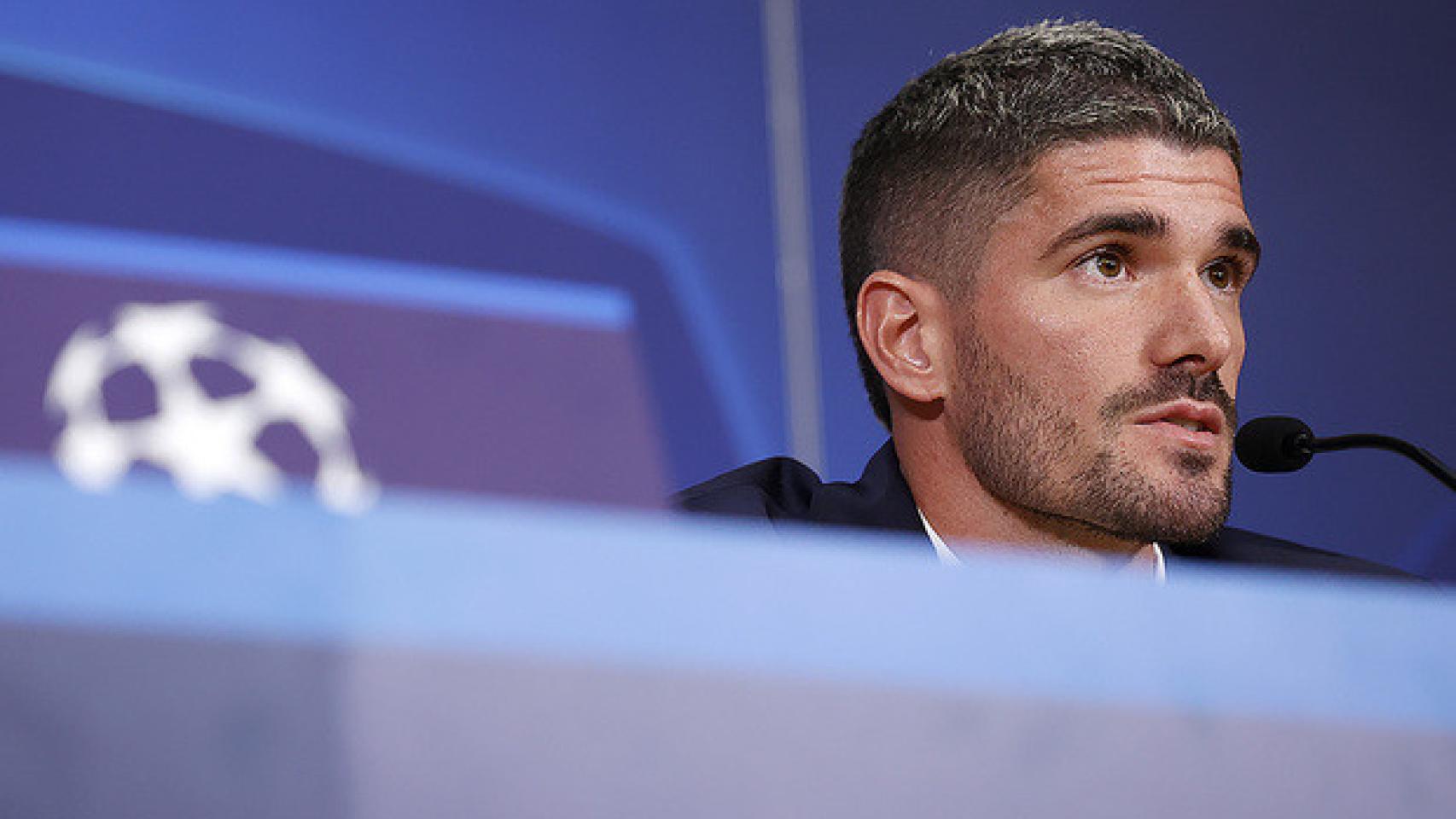 Rodrigo de Paul, en rueda de prensa de la Champions League 2022/2023