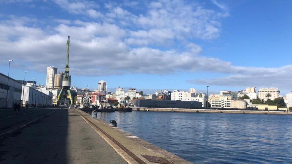 El muelle de Calvo Sotelo de A Coruña.