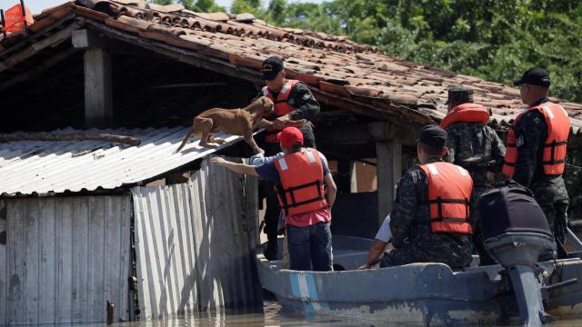 Secuelas de tormenta tropical Julia en el departamento del Valle (Honduras)
