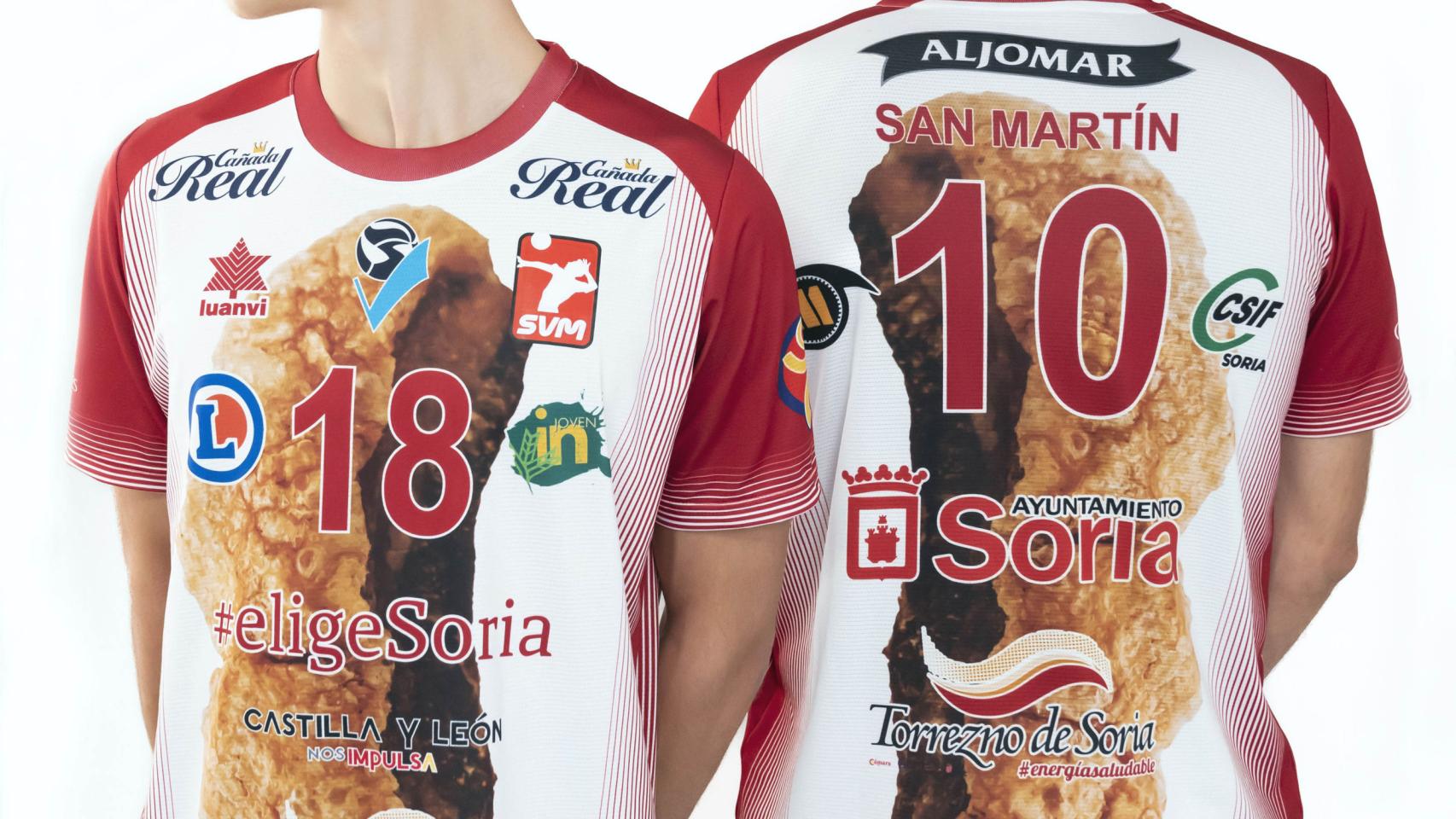 Camiseta deportiva del Rio Duero con el torrezno