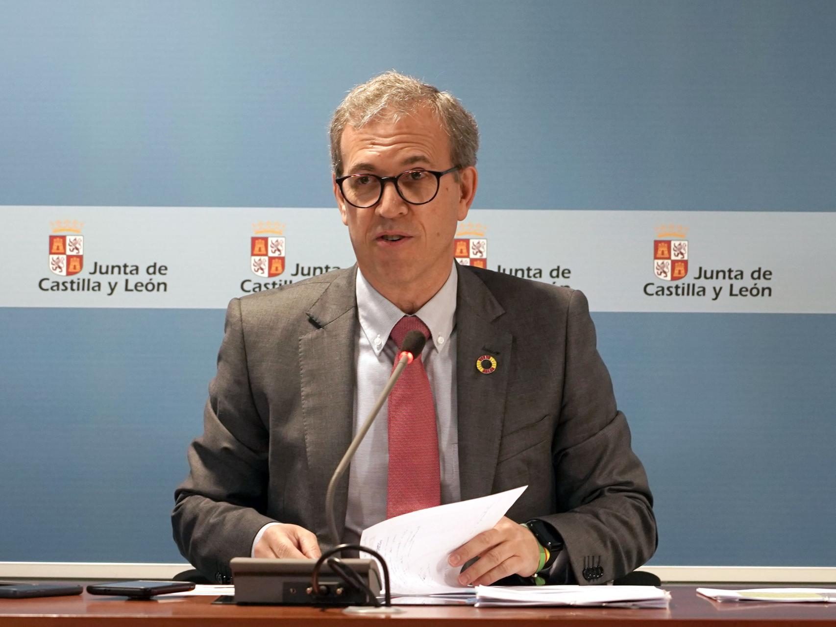 Mariano Veganzones, consejero de Industria, Comercio y Turismo de la Junta de Castilla y León, en una imagen de archivo.