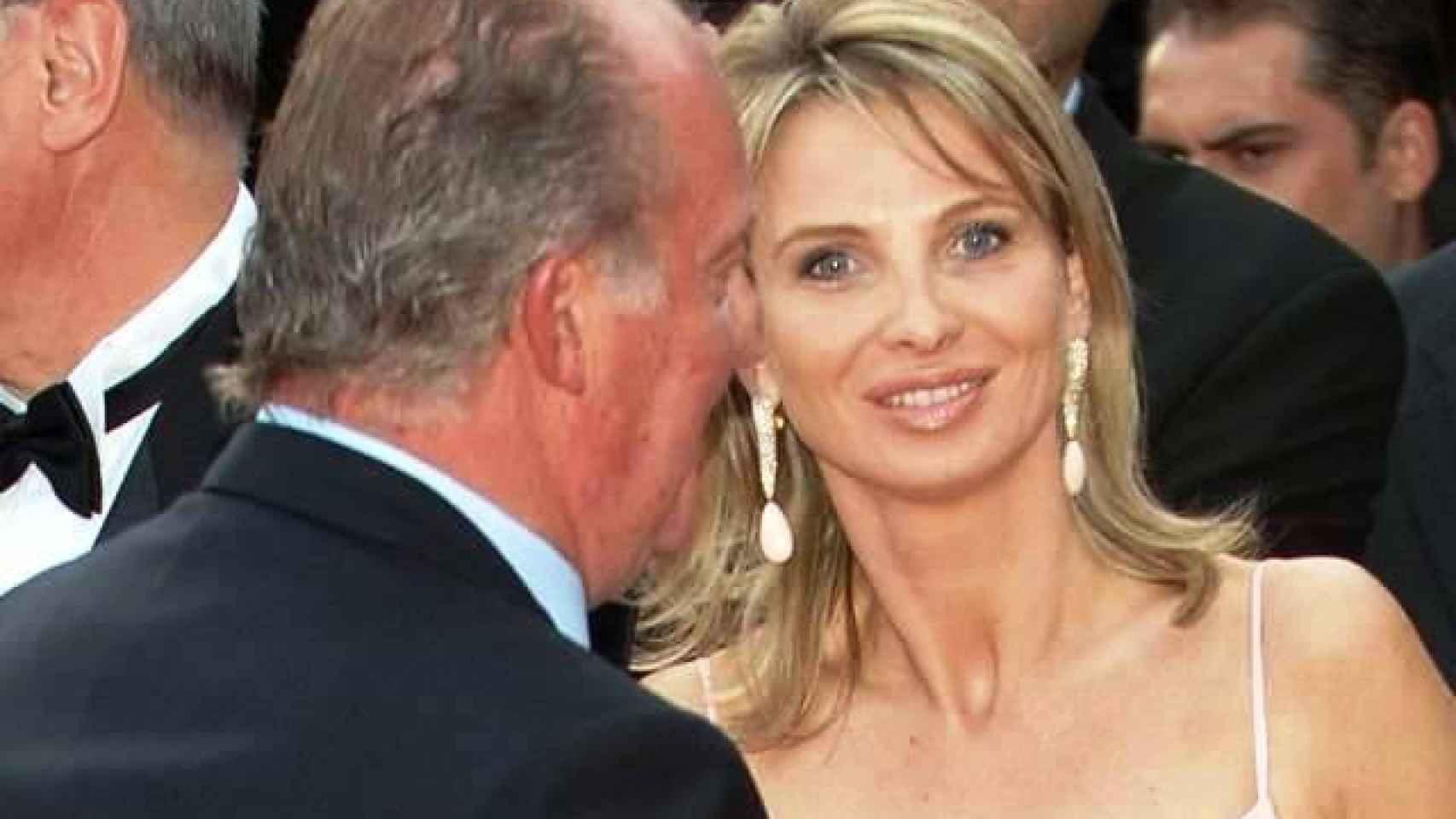 El rey emérito Juan Carlos I junto a Corinna zu Sayn-Wittgenstein.