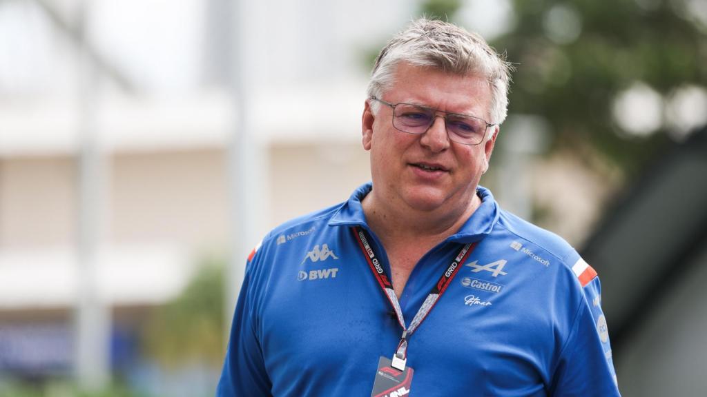 Otmar Szafnauer durante un Gran Premio de Fórmula 1