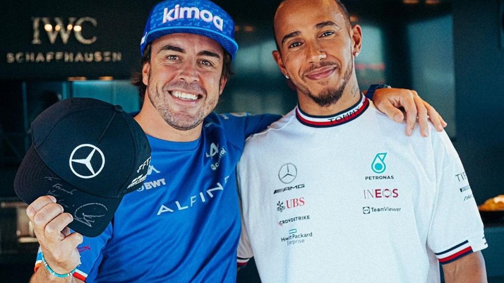 Fernando Alonso y Lewis Hamilton