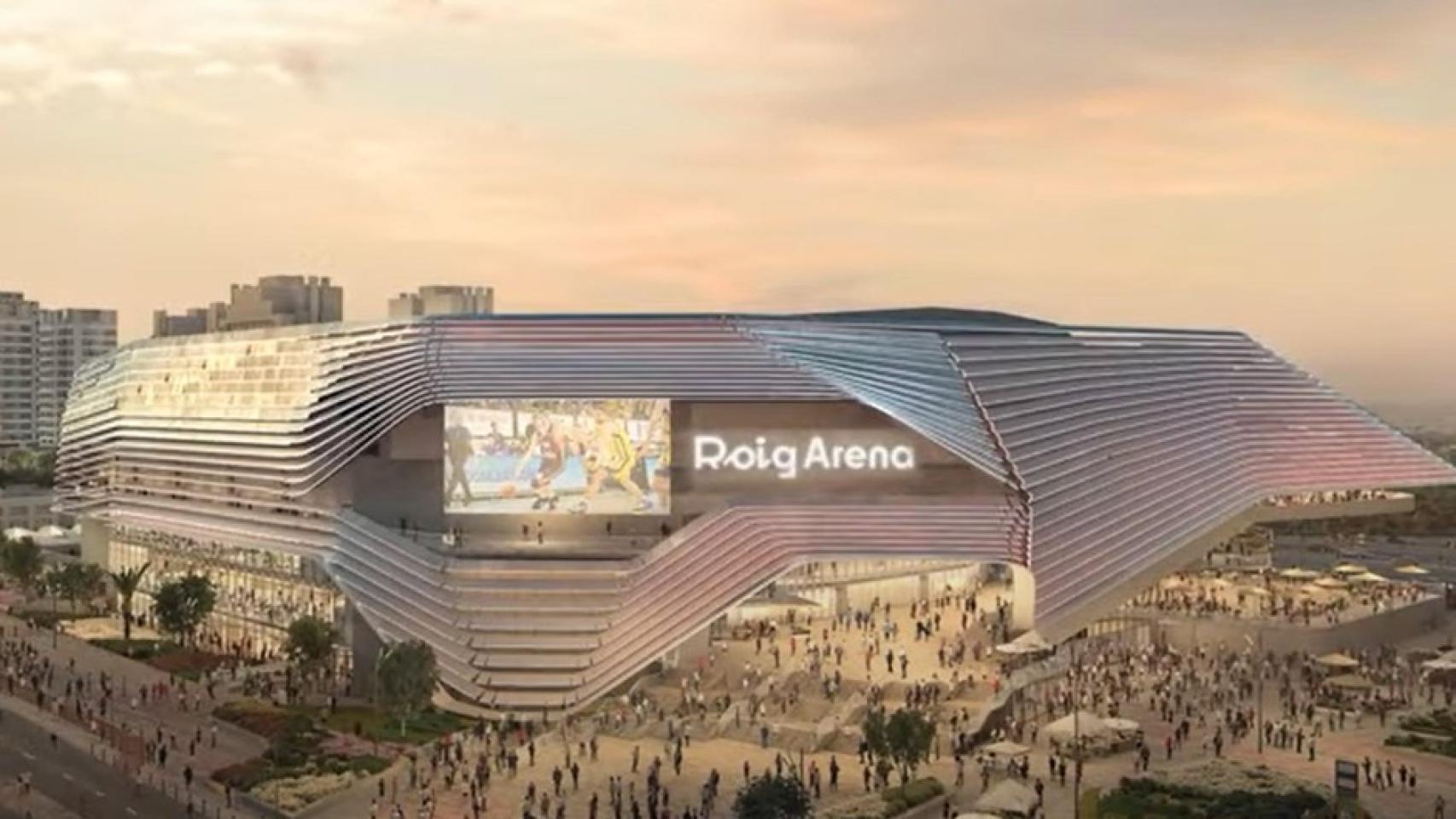 Figuración del 'Roig Arena'. EE
