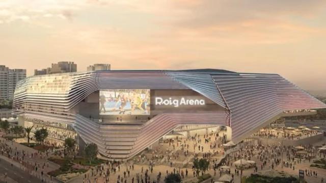 Figuración del 'Roig Arena'. EE