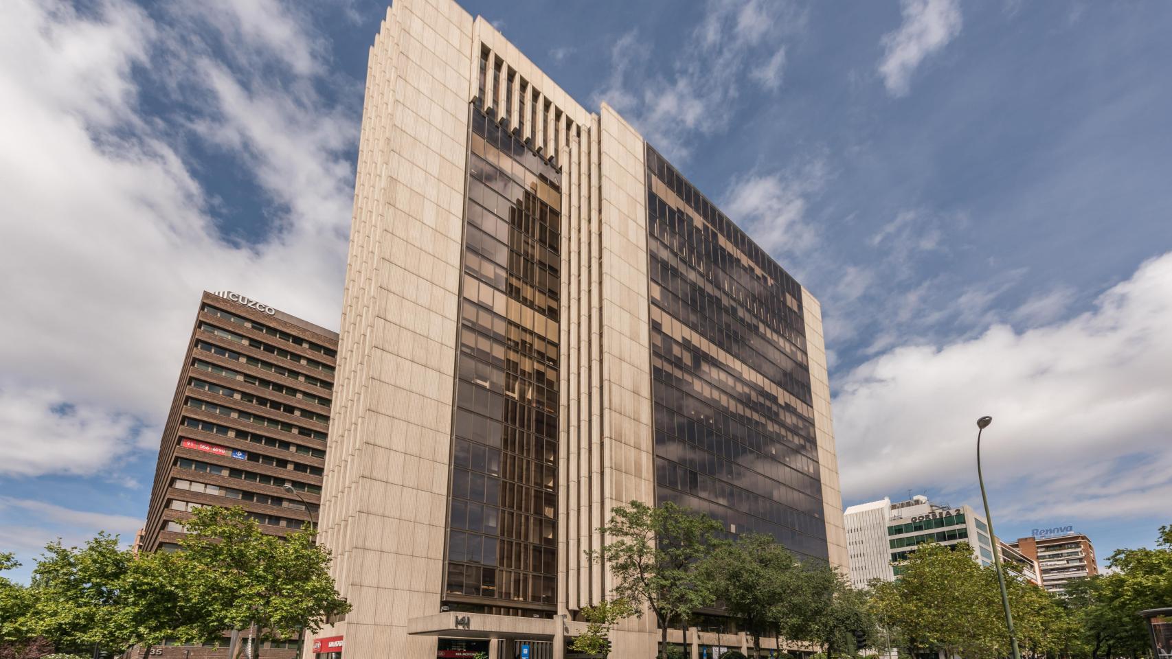 El edificio de oficinas Cuzco IV, en Castellana 141, será la sede de la Secretaría General de Fondos Europeos.