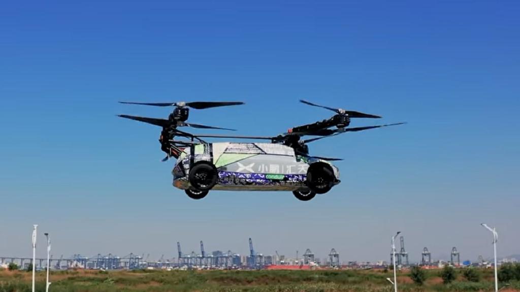 El prototipo X3 en su primer vuelo