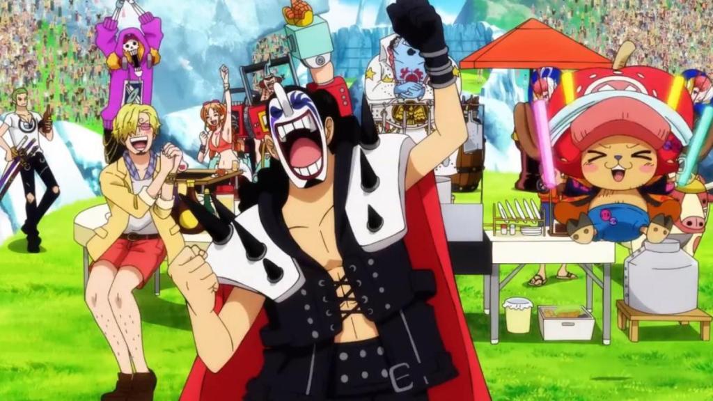 La banda del sombrero en 'One Piece Film Red'.
