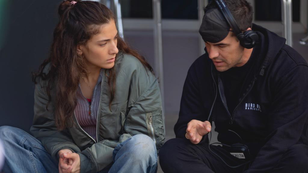 Rodaje de 'Mi soledad tiene alas'.