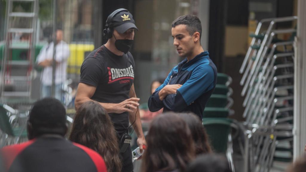 El rodaje de 'Mi soledad tiene alas'.