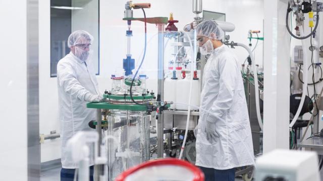 Imagen de una de las plantas de producción de vacunas de Moderna.