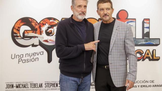 Banderas y Emilio Aragón.