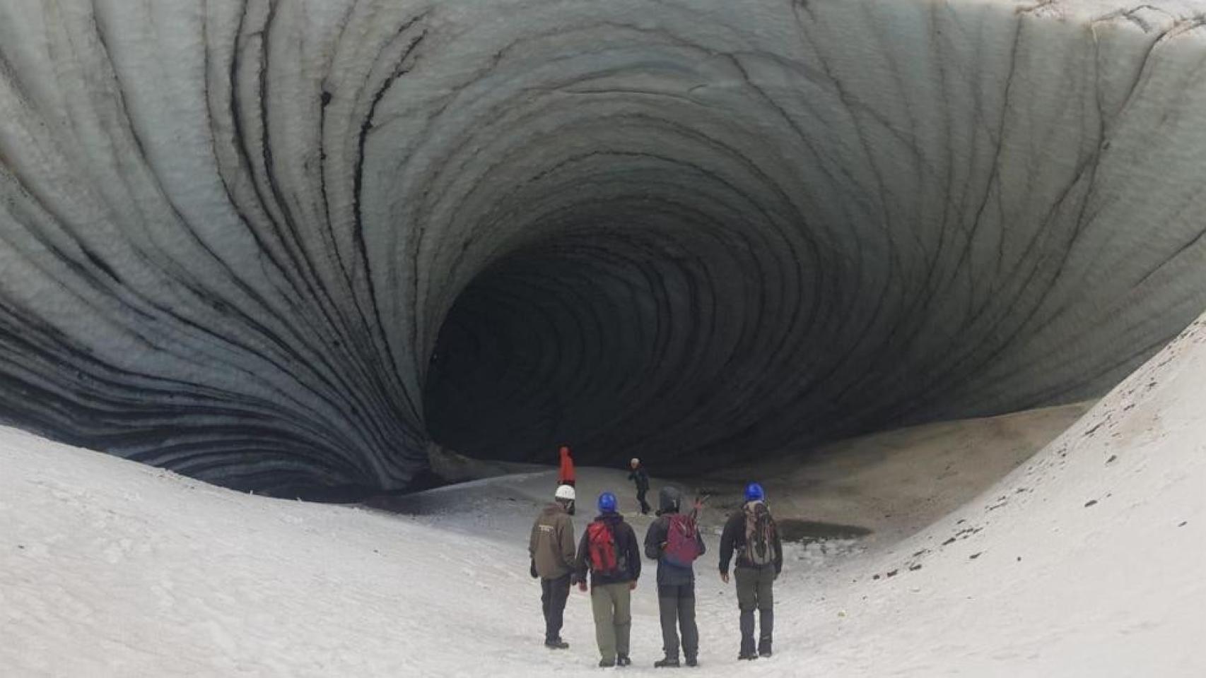 Imagen de la cueva donde falleció el turista brasileño