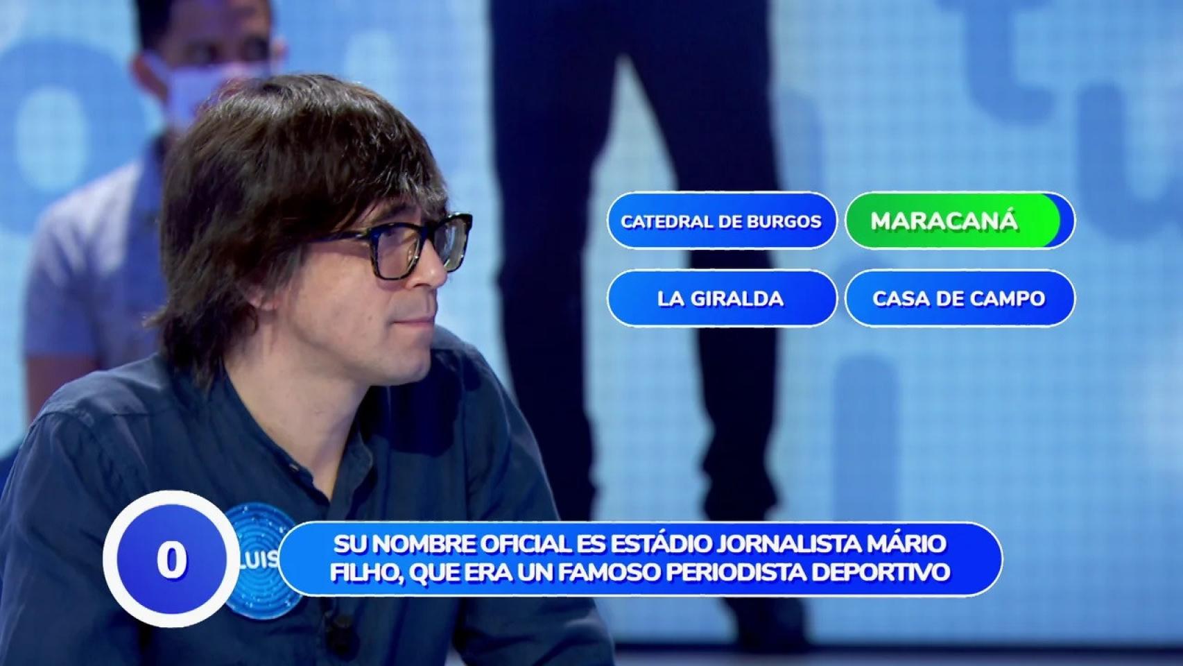 Luis Piedrahita en ‘Pasapalabra’