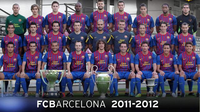 Plantilla del Barça 2011/2012