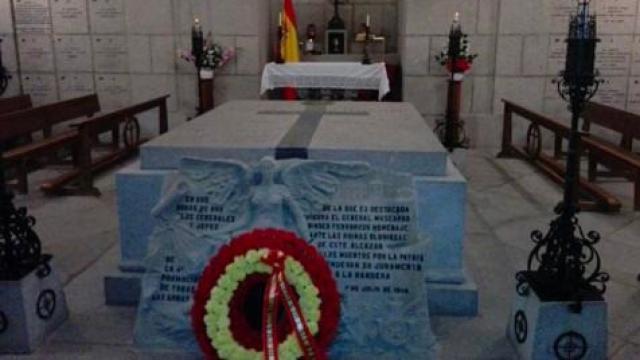 Vista de la cripta en el Alcázar de Toledo, hoy también Museo del Ejército.