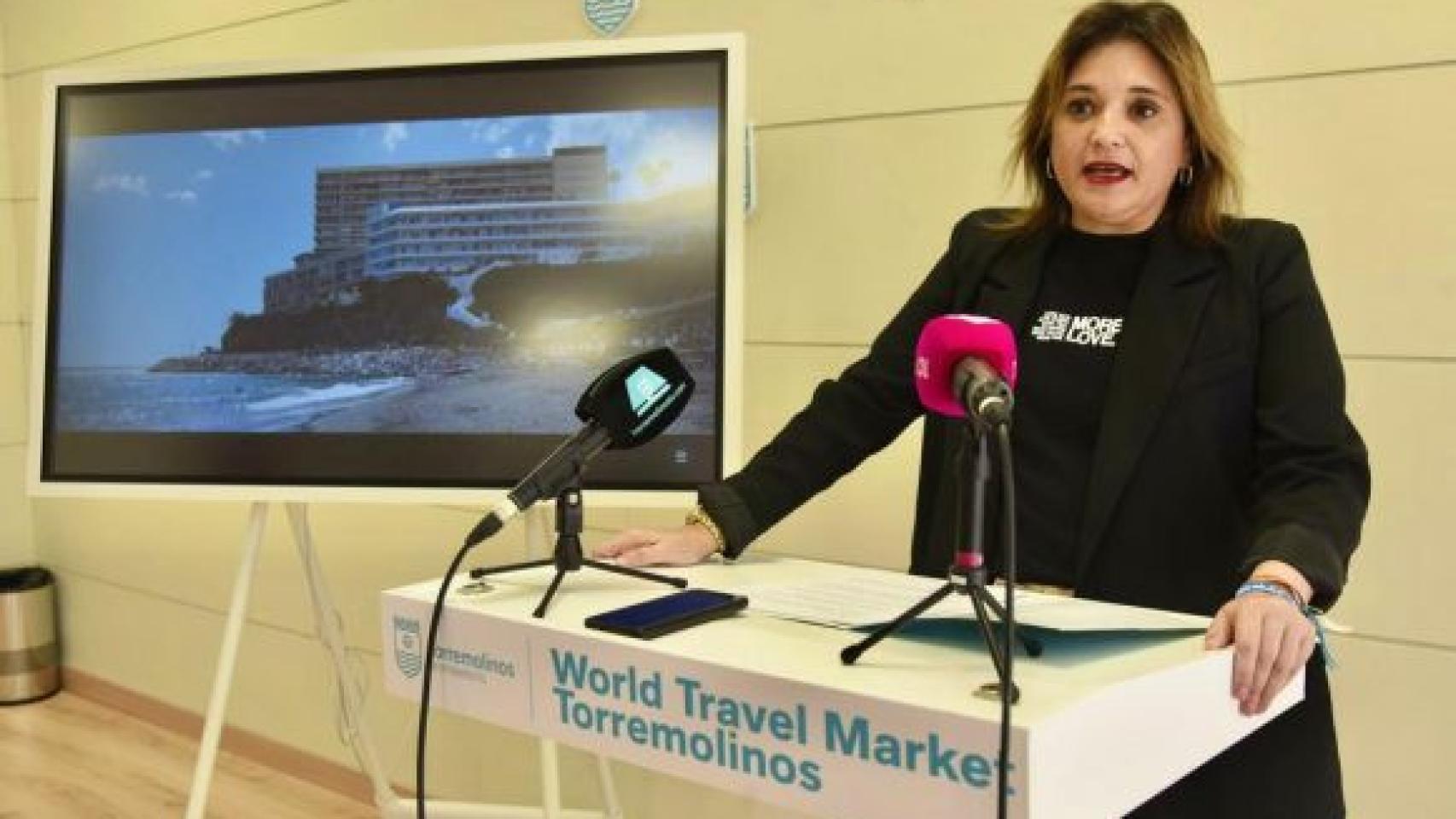 La alcaldesa de Torremolinos, Margarita del Cid, en la presentación.