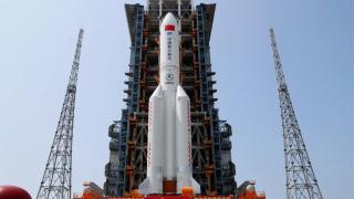 Un cohete chino Long March 5B