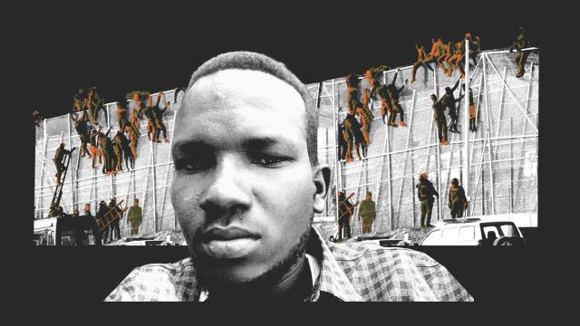 Aboubida Yousef, el joven sudanés que sobrevivió a la gendarmería marroquí en su salto a la valla de Melilla