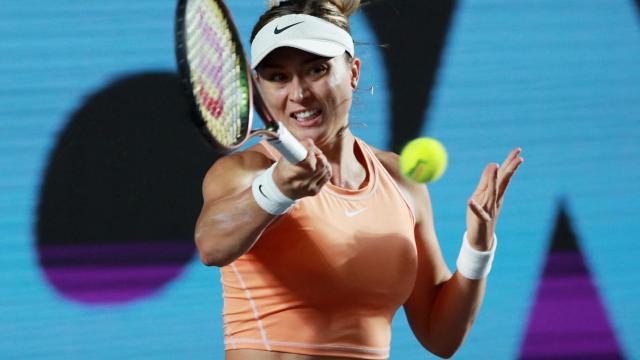 Badosa, durante el WTA 1000 de Guadalajara.