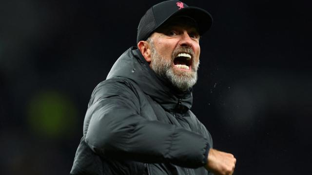 Jürgen Klopp celebra una victoria con el Liverpool